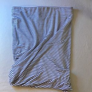 BCBG S Striped Skirt